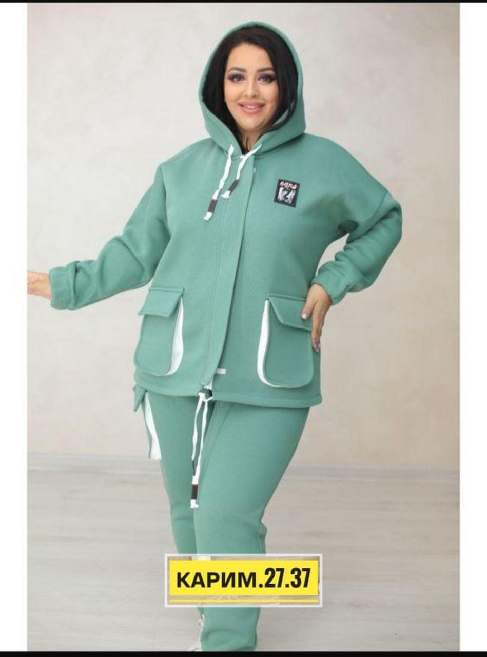 спортивный костюм больших размеров теплый,костюм спортивный больших размеров теплый арт. 11631907,костюм двойка на флисе,костюм женский,женский спортивный костюм