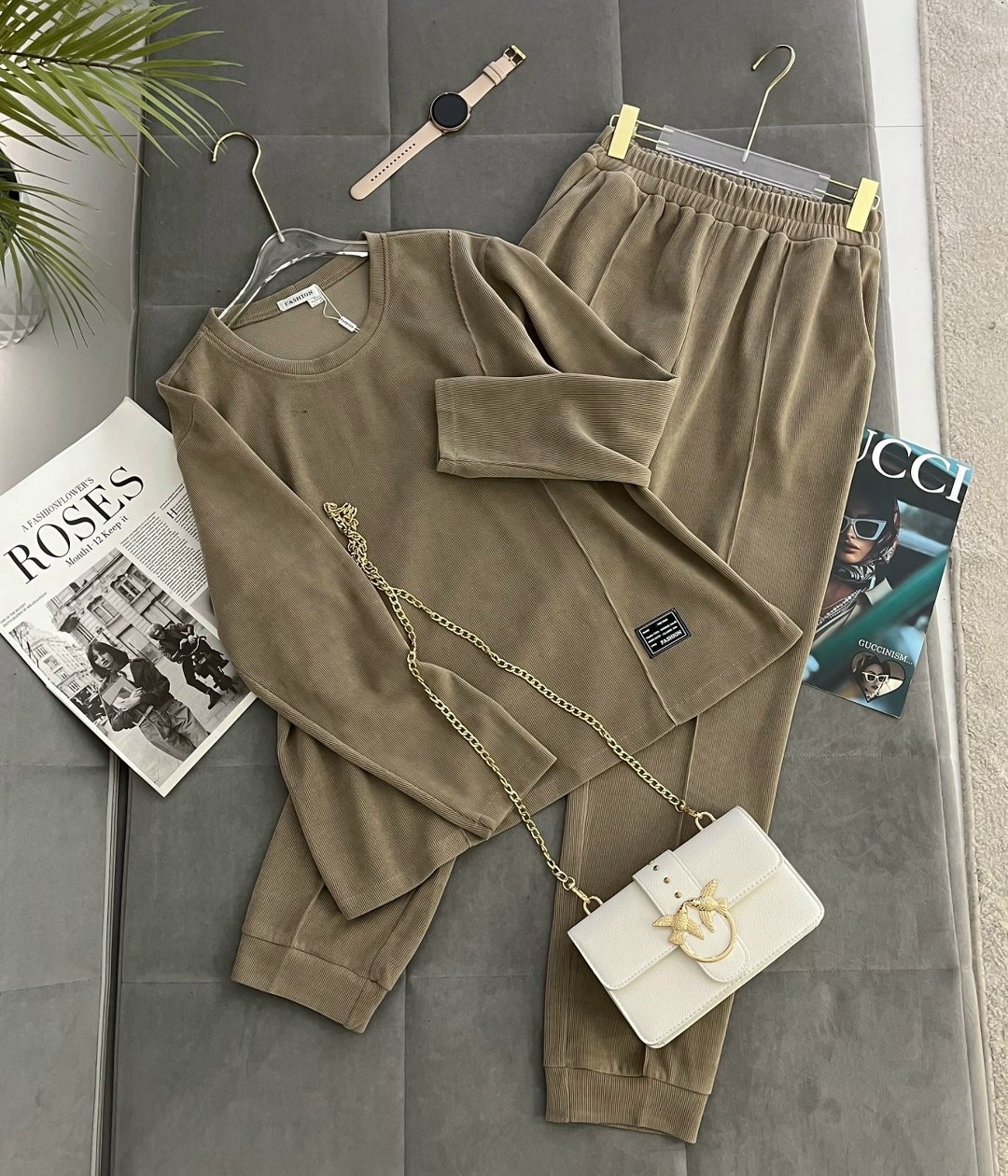 костюм варенка с джоггерами k.s 347070277,женский велюровый костюм,велюровые костюмы,костюм спортивный женский,костюм двойка велюр