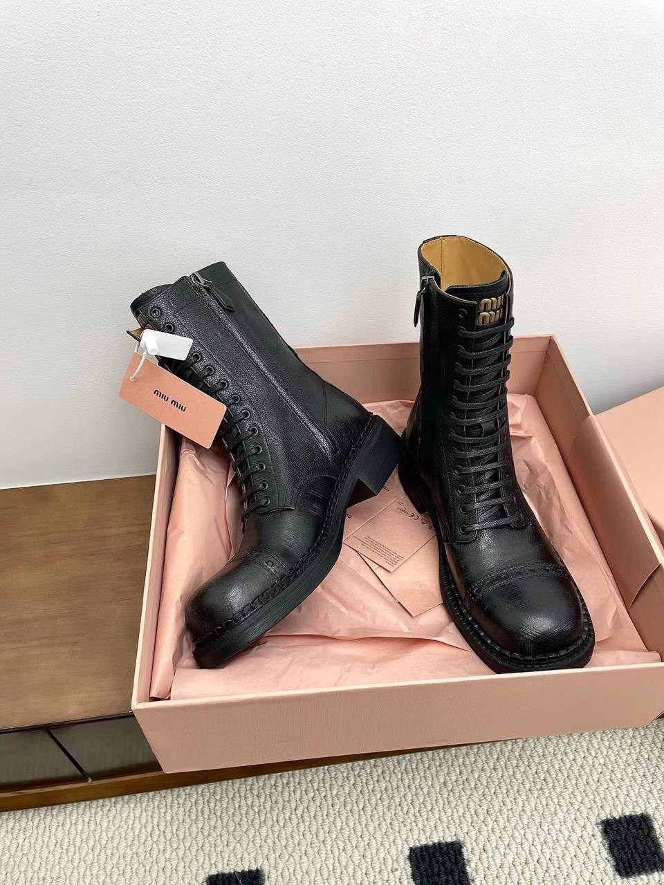 ,ботинки женские,ботинки miu miu,кожаные ботинки,женские кожаные ботинки