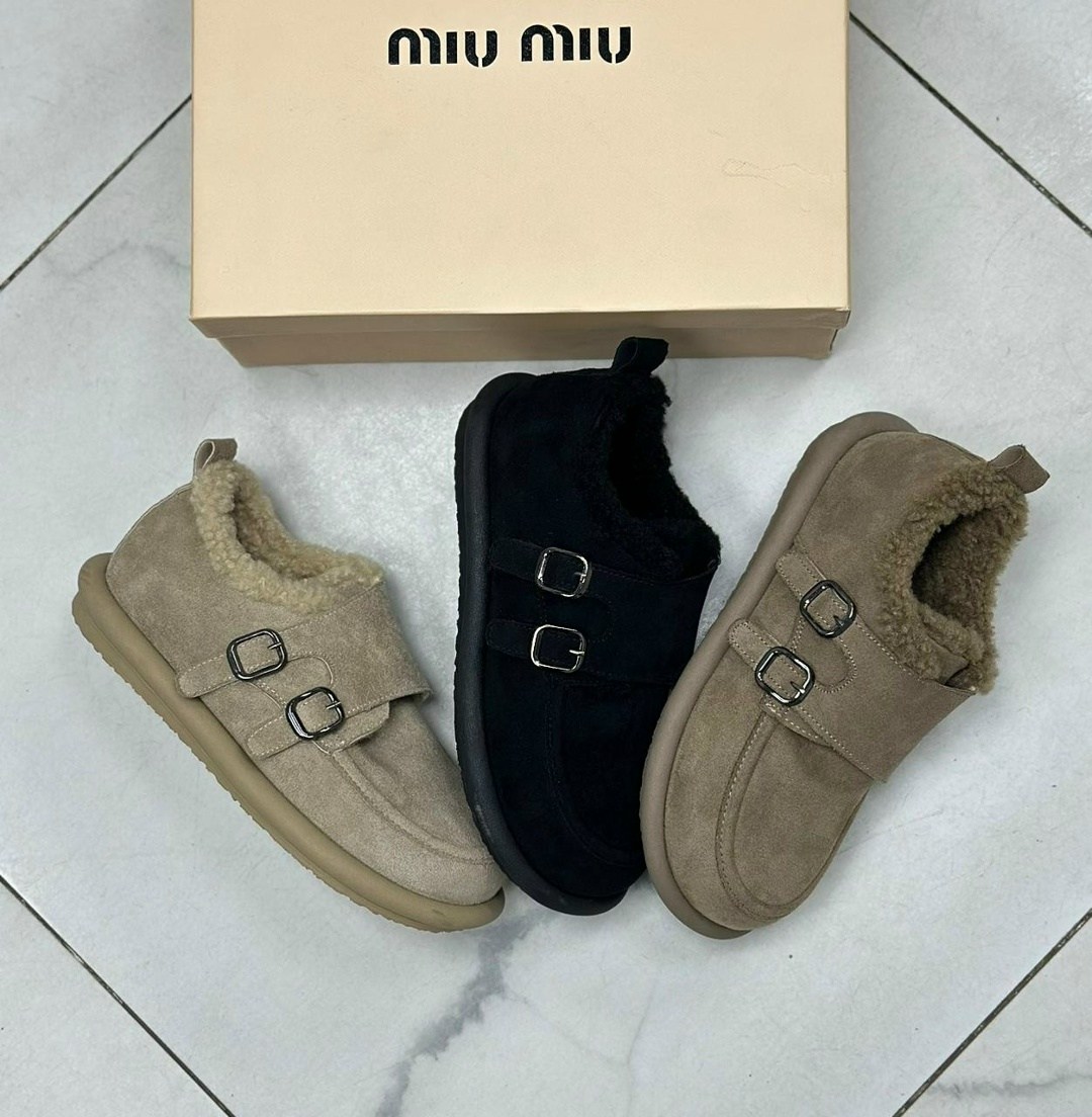 ,меховая , женская, женская зимняя,меховые замшевые туфли на плоской подошве на платформе