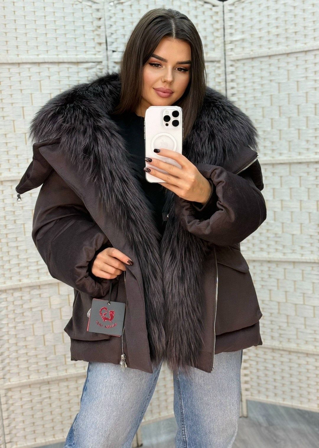 куртка - пуховик с мехом чернобурки city furs,пуховик с натуральным мехом,пуховик с мехом,куртка с мехом,красивые зимние куртки с мехом