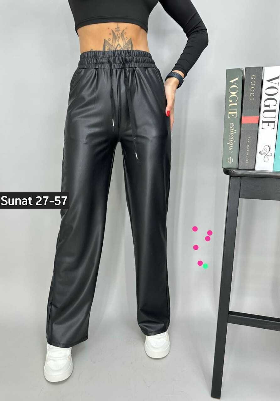 брюки джоггеры кожаные,брюки эко кожа,джоггеры кожаные,модные брюки,кожаные брюки