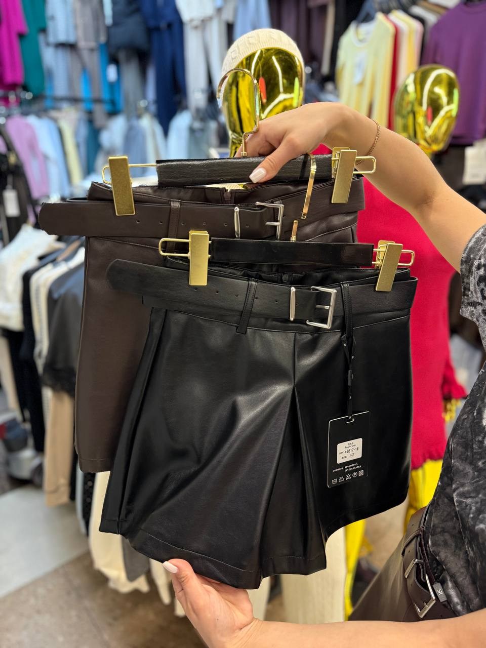 шорты из искусственной кожи,женские шорты,шорты из искусственной кожи с высокой талией,кожаные шорты женские,кожаные шорты