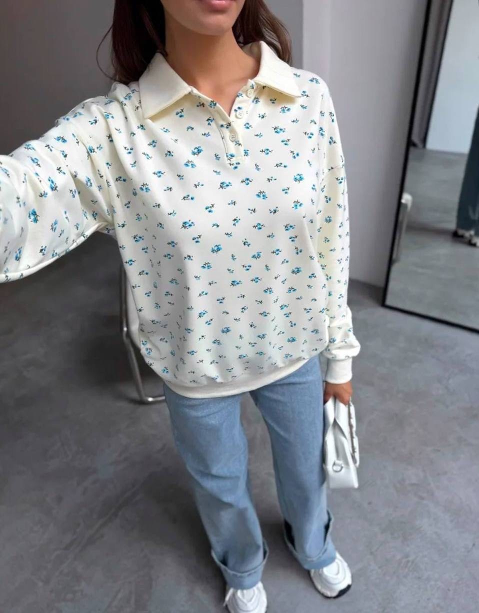 свитшот женская,женская кофта,удлиненный свитер оверсайз в цветочек evona,джемпера женские,кофта худи