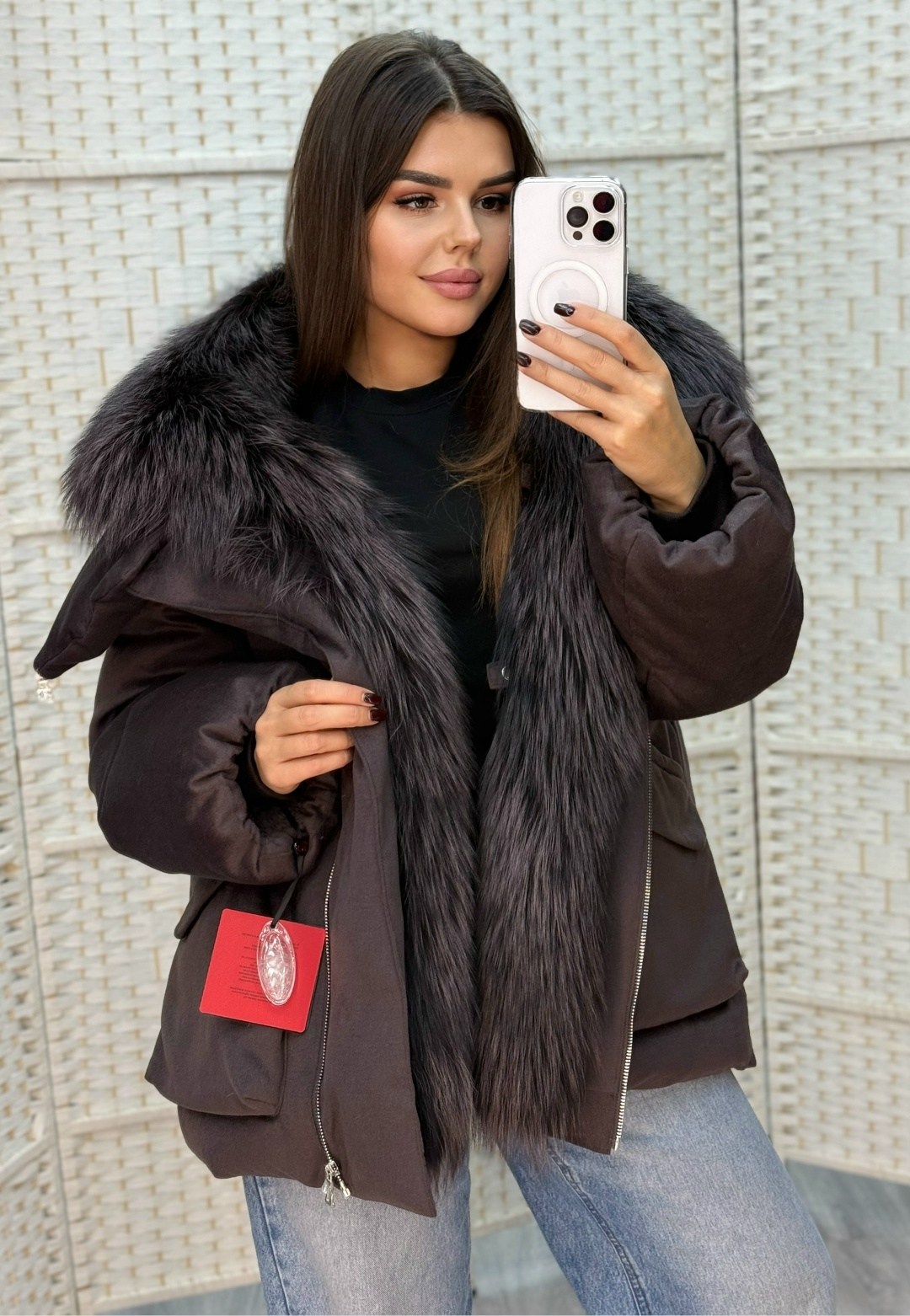 куртка - пуховик с мехом чернобурки city furs,пуховик с натуральным мехом,пуховик с мехом,куртка с мехом,красивые зимние куртки с мехом