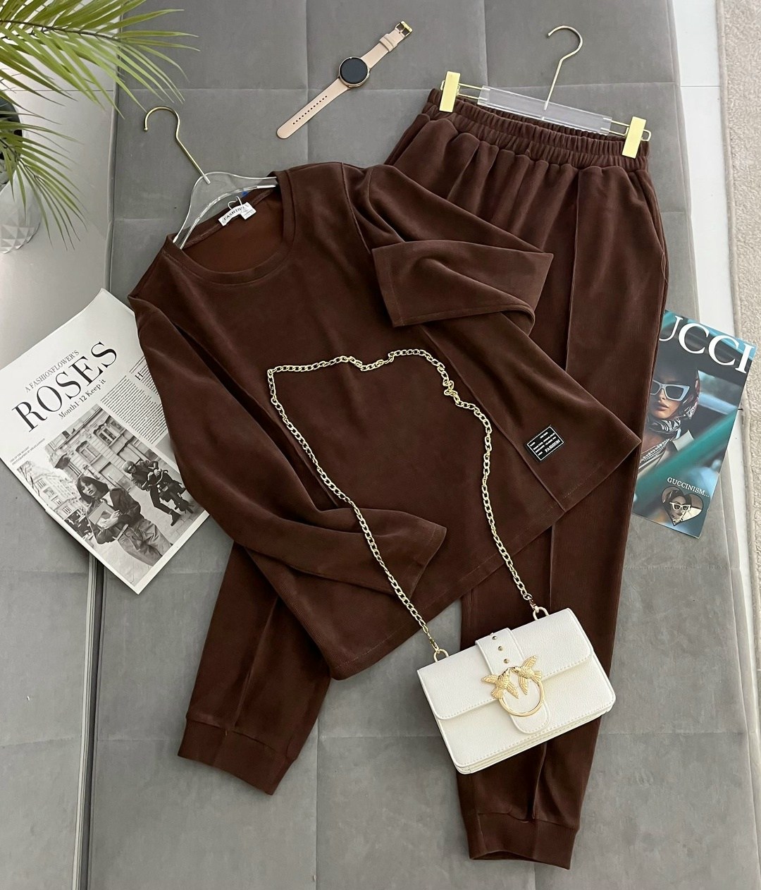 костюм варенка с джоггерами k.s 347070277,женский велюровый костюм,велюровые костюмы,костюм спортивный женский,костюм двойка велюр