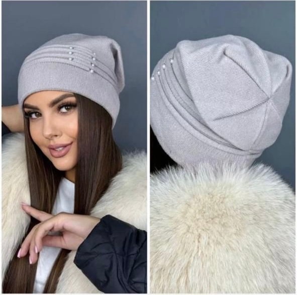 шапка для женщин,женская шапка бини,шапки зима,шапка зимняя вязаная бини на флисе с отворотом,шапка женская