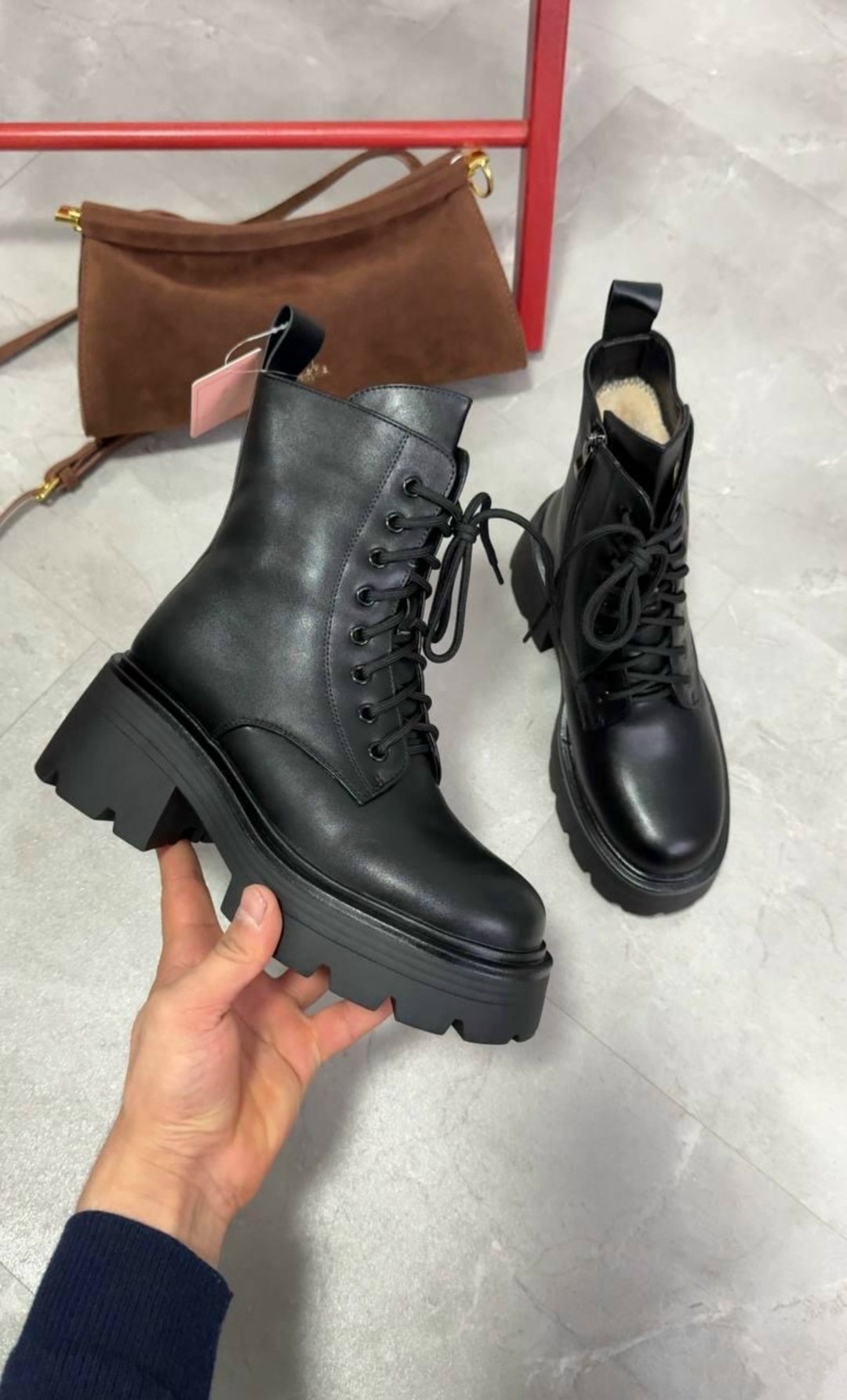 ботинки,,ботинки женские,ботинки берцы зимние millions fashion shoes 263184369, женская