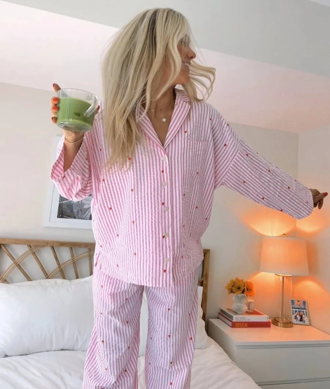 пижама в сердечко женская,пижама из муслина женская,женские пижамы,пижама в сердечко,пижама комплект