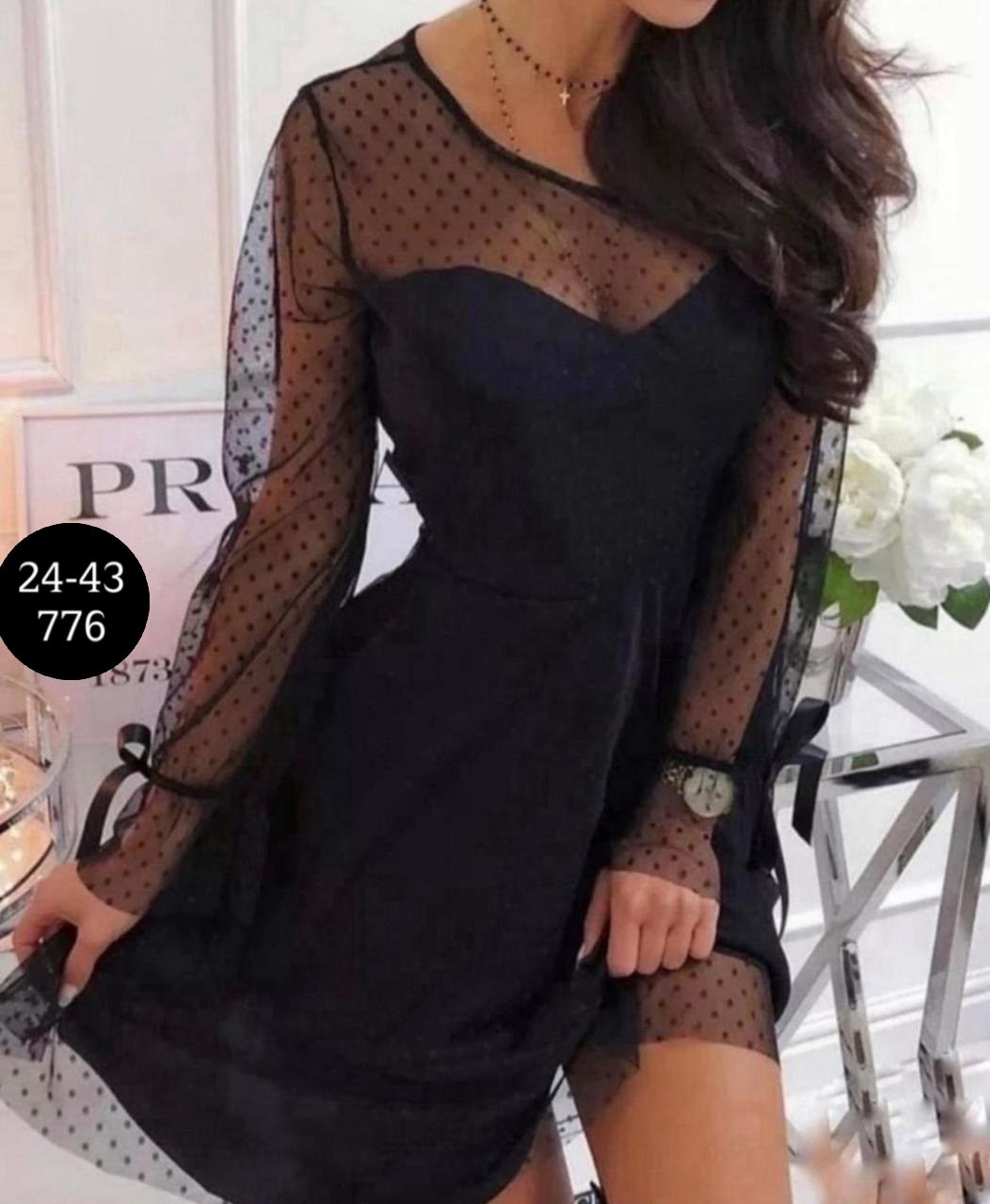 платье сетка,платье в сеточку,черное платье сетка,черное платье с сеткой в горошек,платье черное