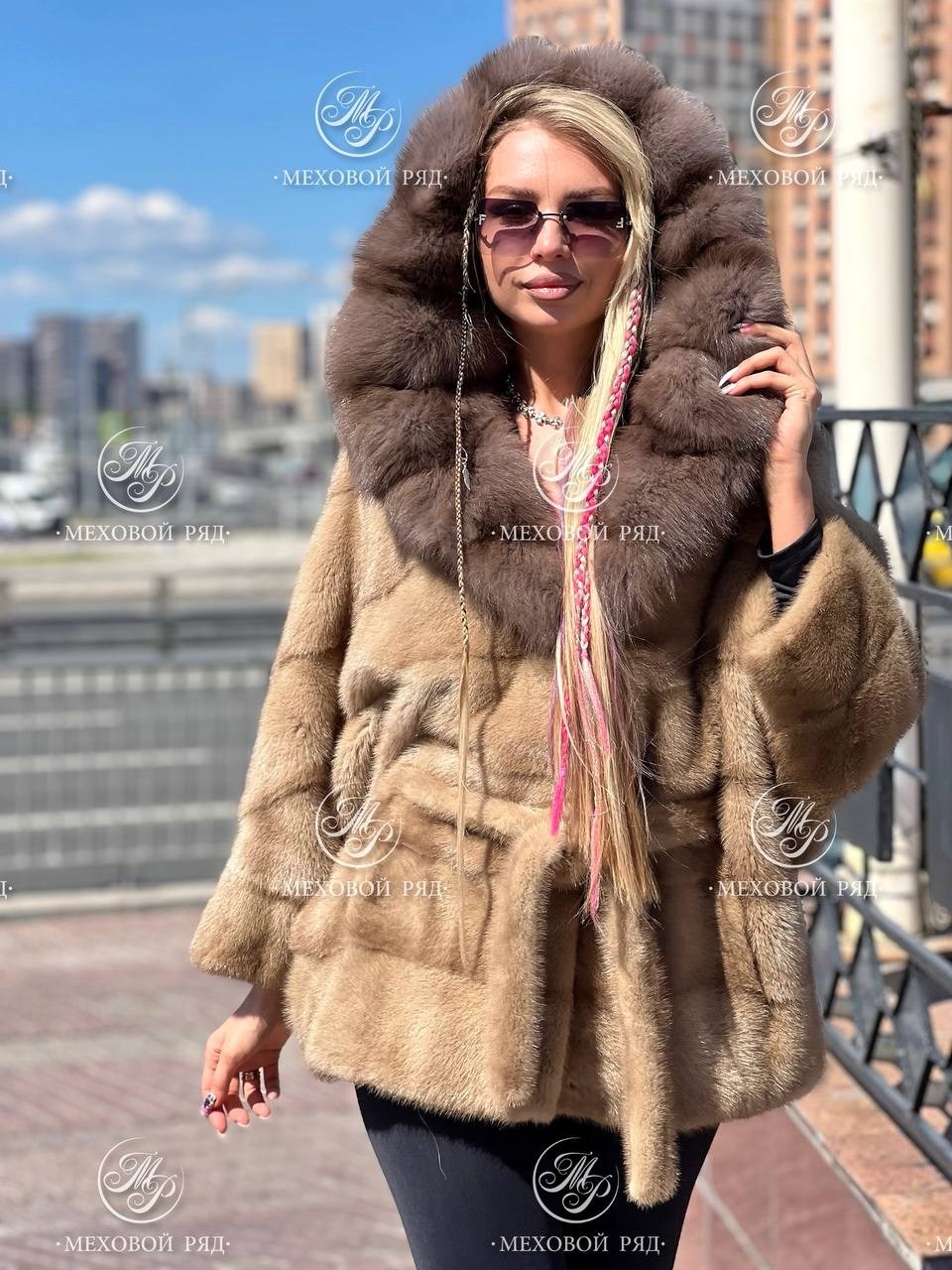 шуба из меха,шубка,норка,шуба норковая nafa пастель с капюшоном из соболя,европейская норка