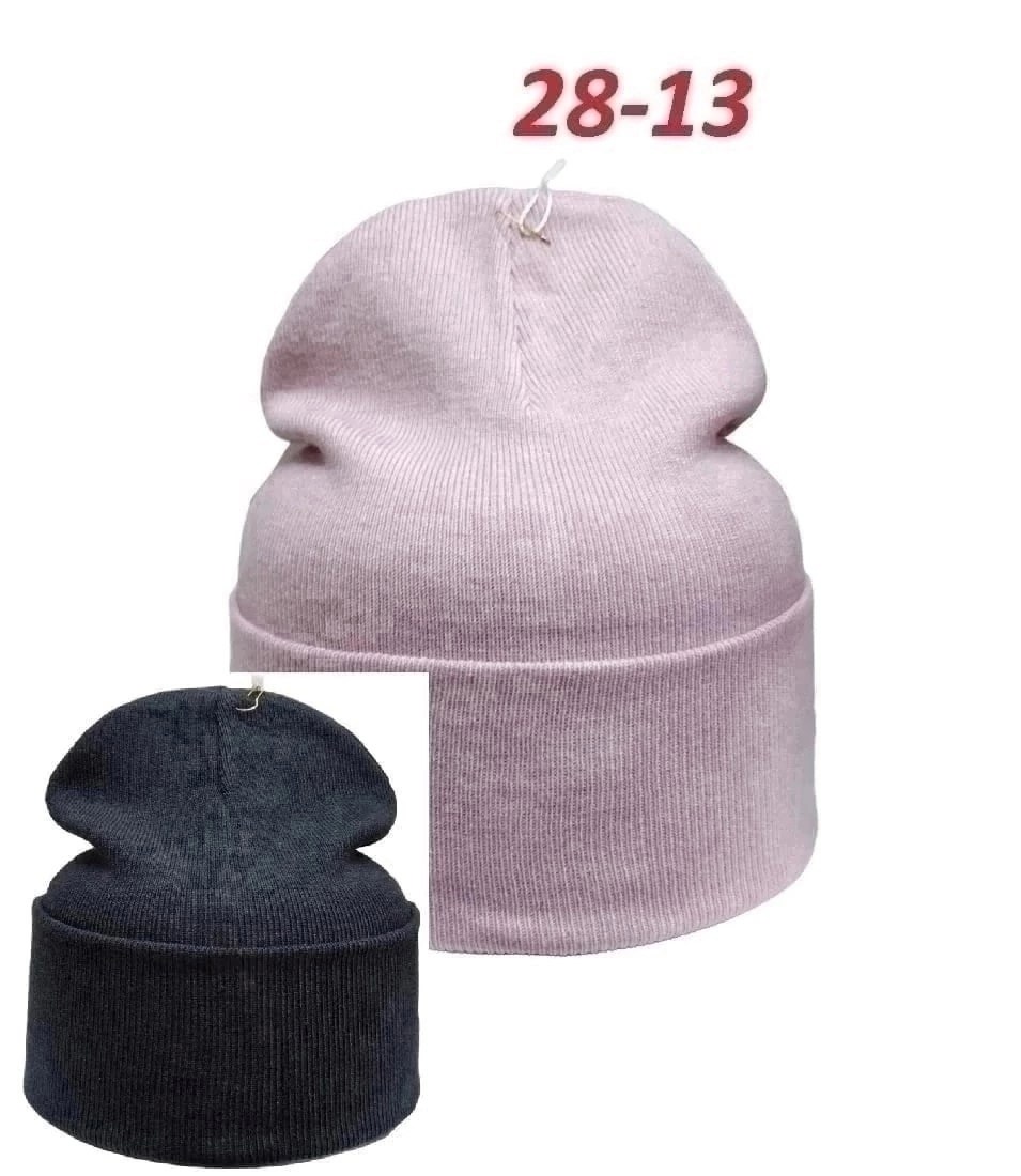 шапка двойная трикотажная,шапка женская,шапки оптом,шапка бини с,шапка трикотажная
