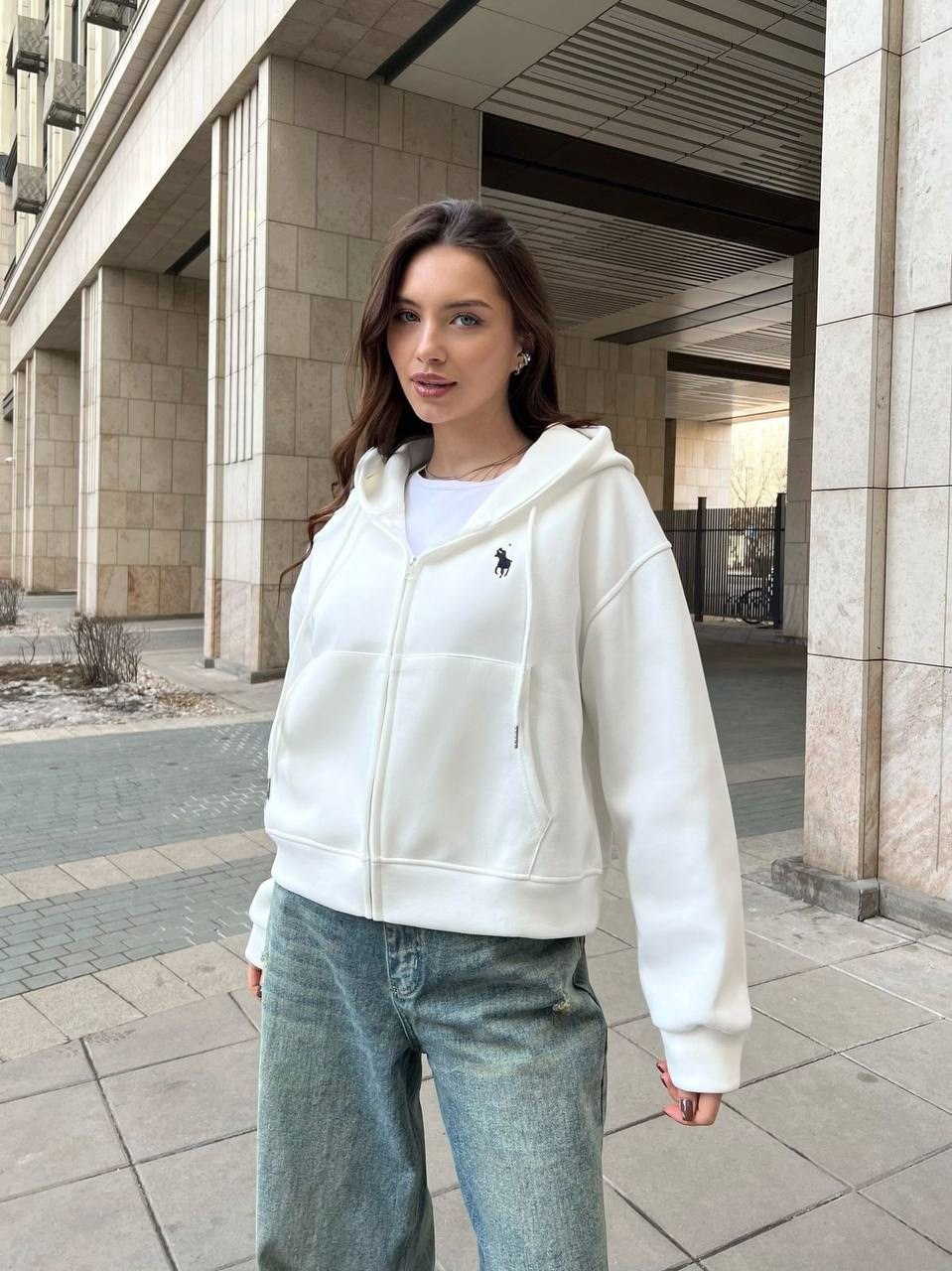 зип худи polo ralph lauren,толстовка на молнии polo ralph lauren белый,white ralph lauren zip hoodie,толстовка зип,худи толстовка