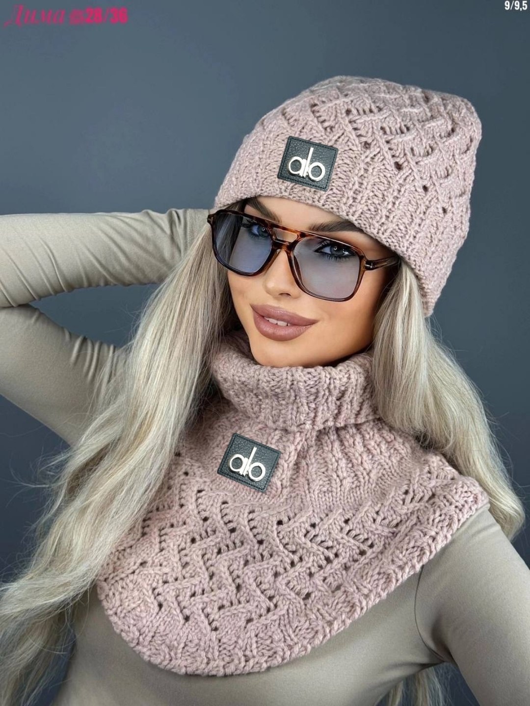 комплект шапка зимняя вязаная снуд,шапка снуд комплект,комплект шапки,комплект шапка зимняя вязаная,комплект женский шапка