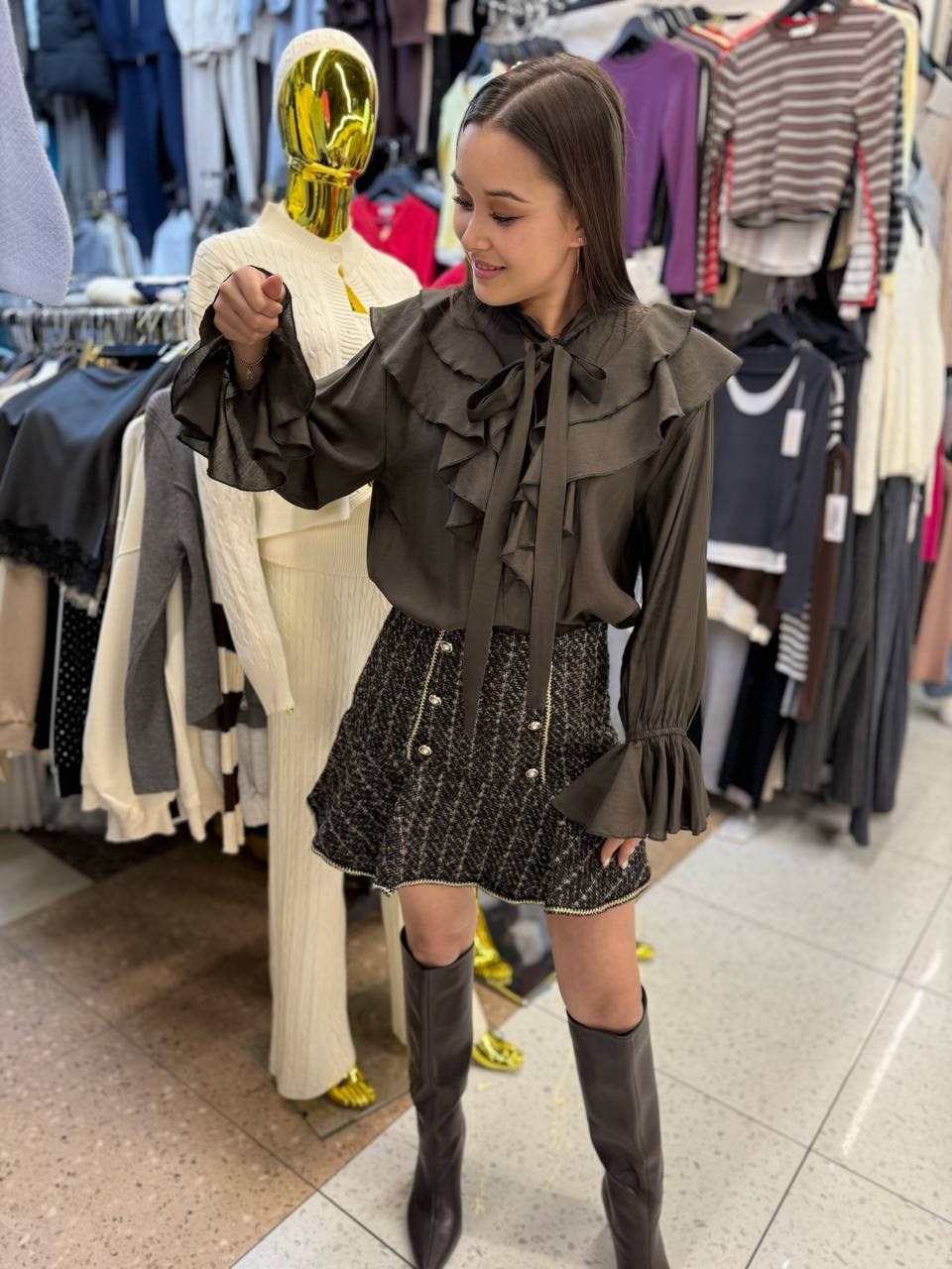 блуза,женская блузка,женская блуза,юбка мода