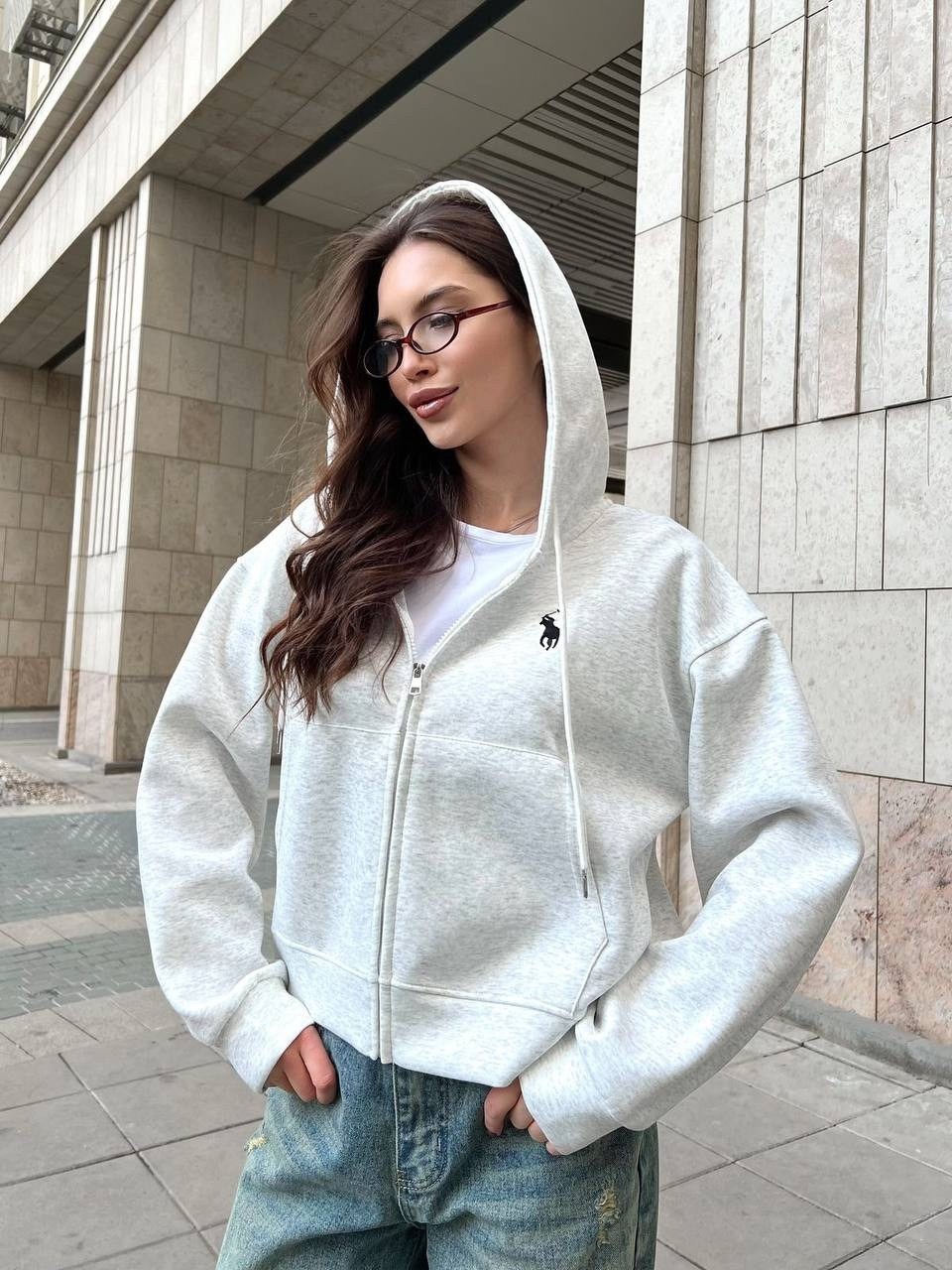 зип худи polo ralph lauren,толстовка на молнии polo ralph lauren белый,white ralph lauren zip hoodie,толстовка зип,худи толстовка