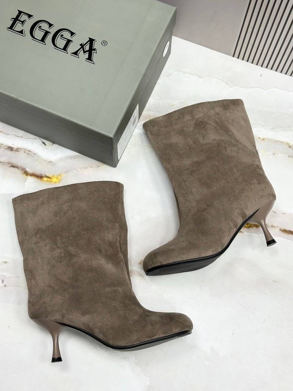 ,бежевые замшевые ботильоны,замшевые ботильоны,ботильоны женские,бежевые ботильоны