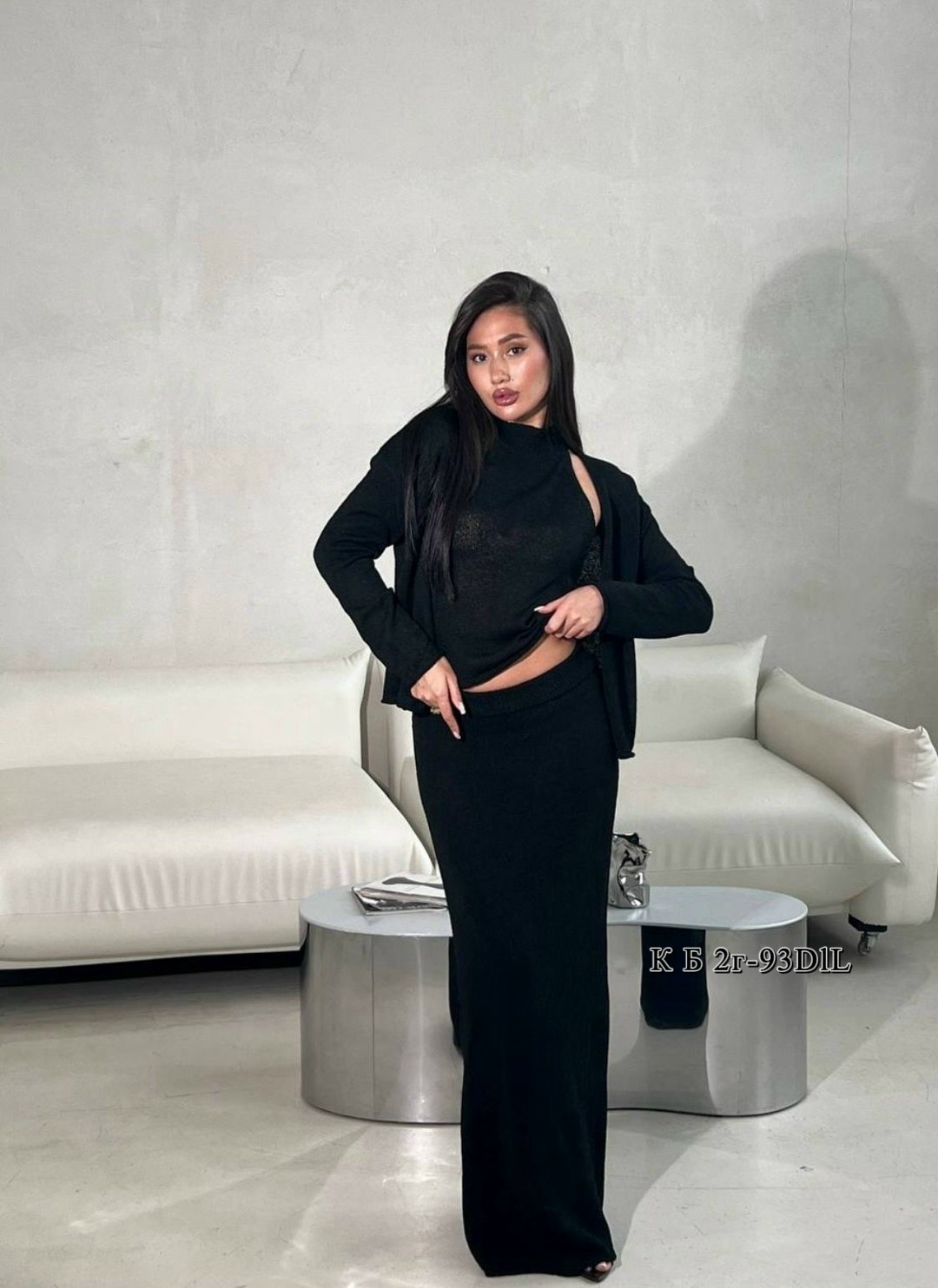 костюм тройка женский,трикотажный костюм,костюм с юбкой на осень,костюм вязаный двойка: свитер и платье masari