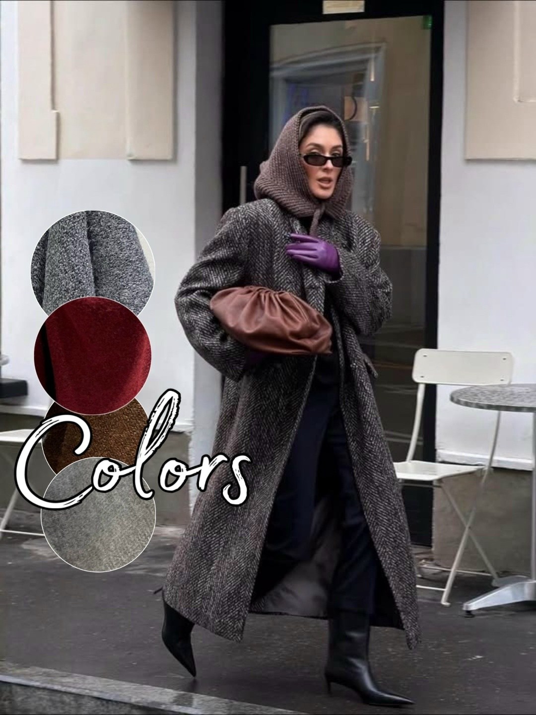 вязаная косынка,модная шапка,шарф с капюшоном,шарф кашемировый женский серый,капор женский