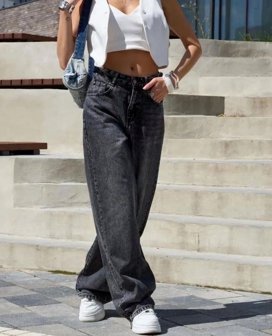джинсы женские широкие,женские джинсы,модные джинсы,широкие джинсы,джинсы брюки