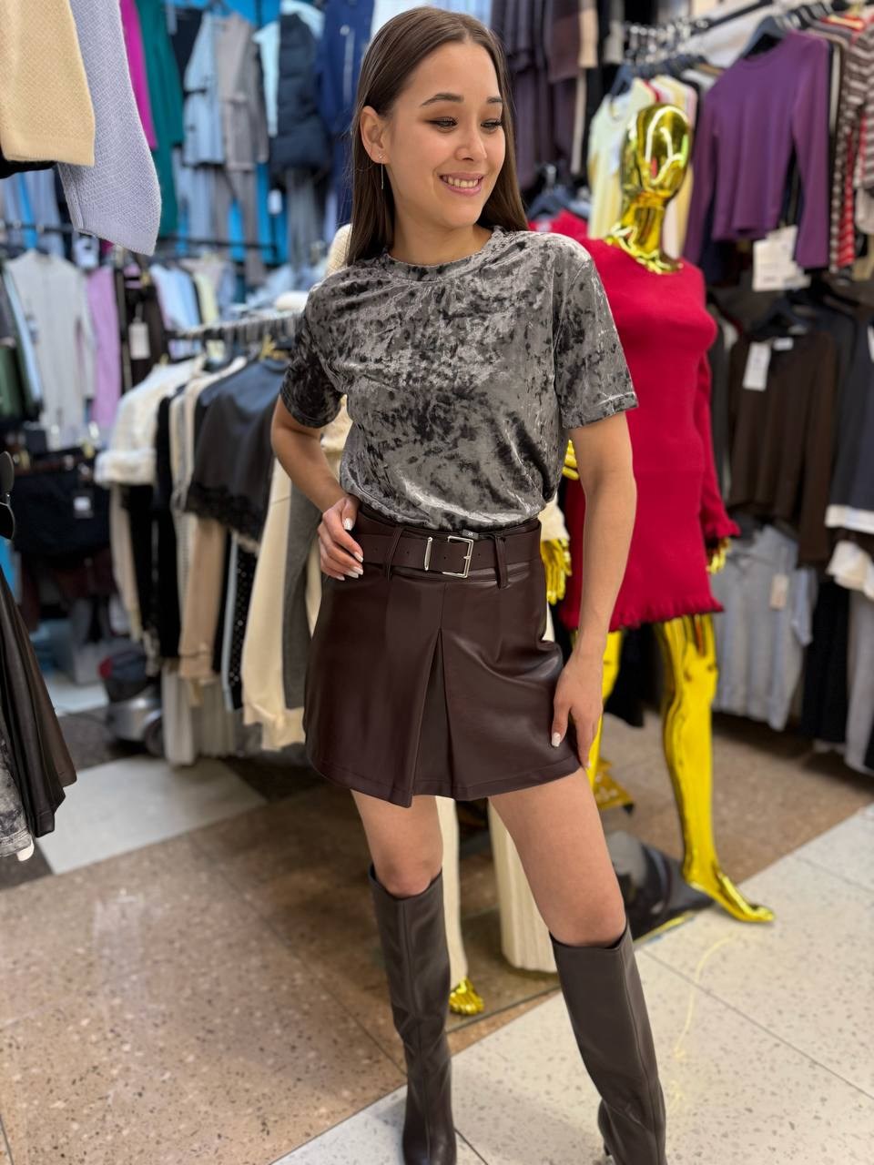 шорты из искусственной кожи,женские шорты,шорты из искусственной кожи с высокой талией,кожаные шорты женские,кожаные шорты