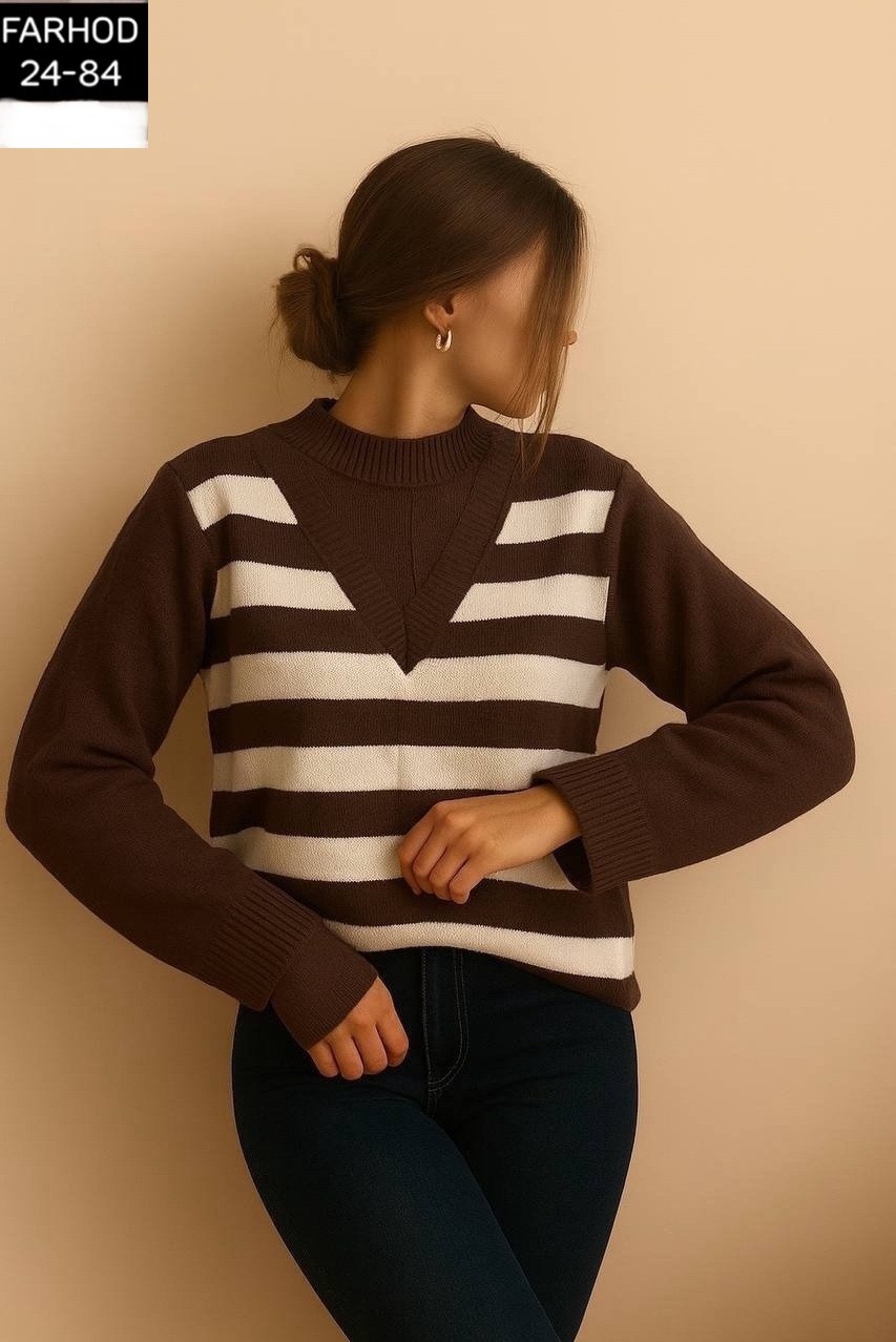 свитер поло в полоску женский,модные свитера,свитер в полоску,женский свитер в полоску,свитер зеленый