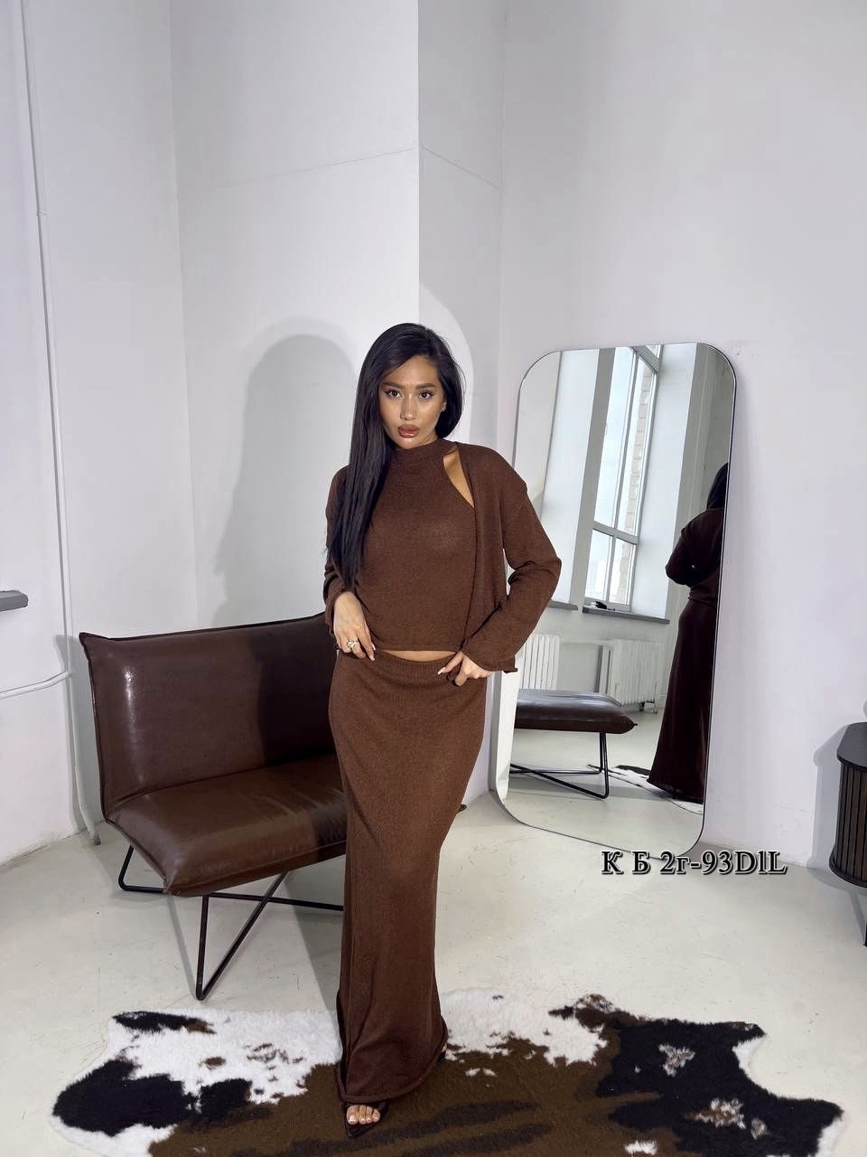 костюм тройка женский,трикотажный костюм,костюм с юбкой на осень,костюм вязаный двойка: свитер и платье masari