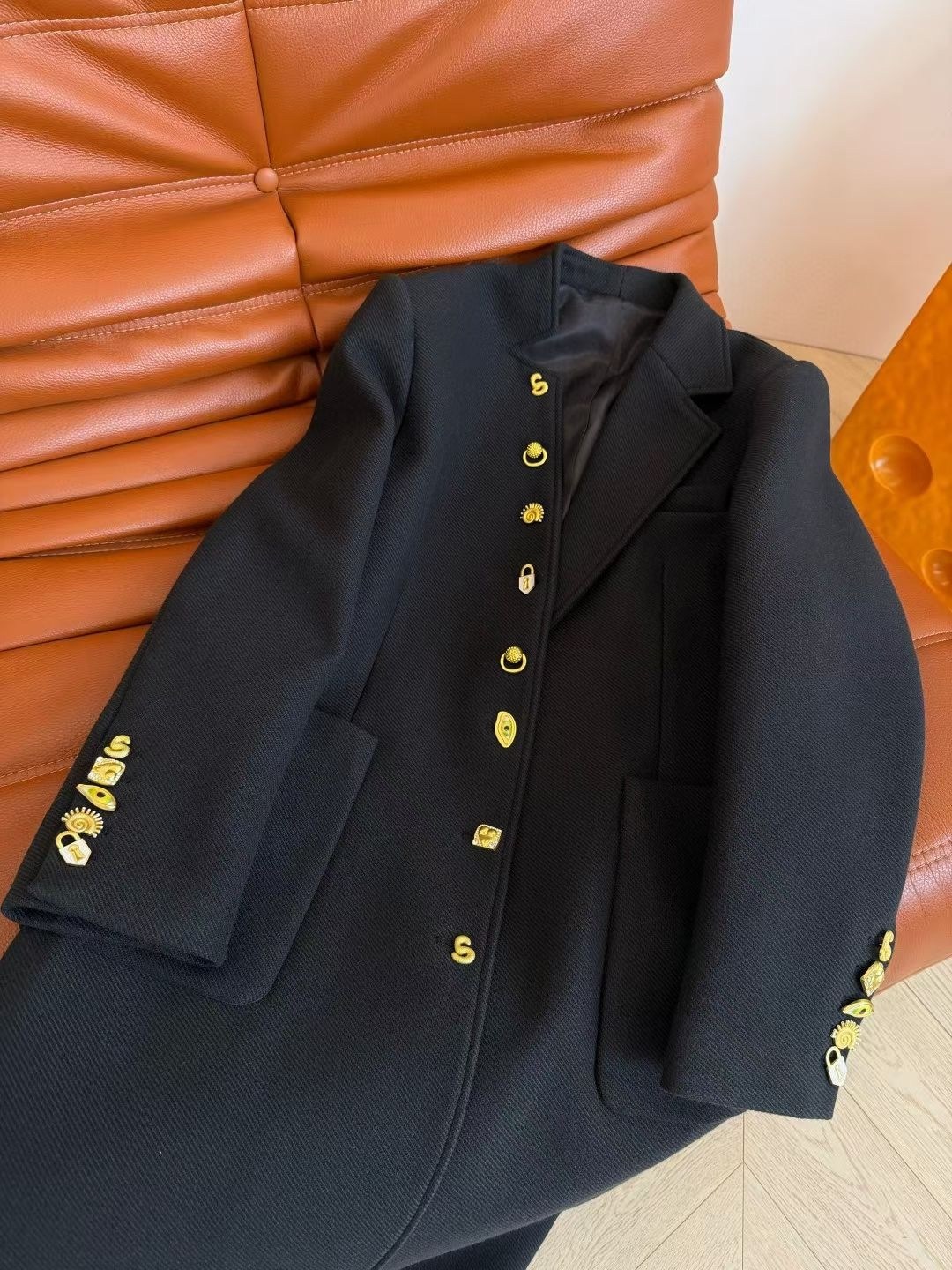 lanmrem двустороннее кашемировое пальто для женщин 2025 осень зима,двубортное шерстяное пальто в корейском стиле,шерстяное пальто,женское шерстяное пальто,длинное пальто женское