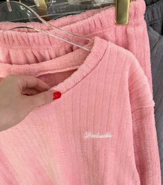 женский пижамный комплект с длинными рукавами,озон пижамы женские,теплая пижама,домашняя одежда пижама,пижама плюшевая теплая со штанами