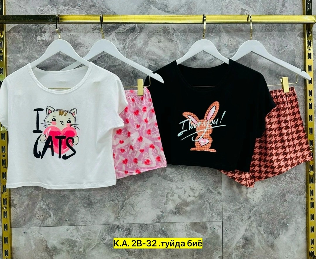 пижамы женски,пижама женская с шортам,комплект пижама,пижама женская футболка,пижама женская футболка и шорты