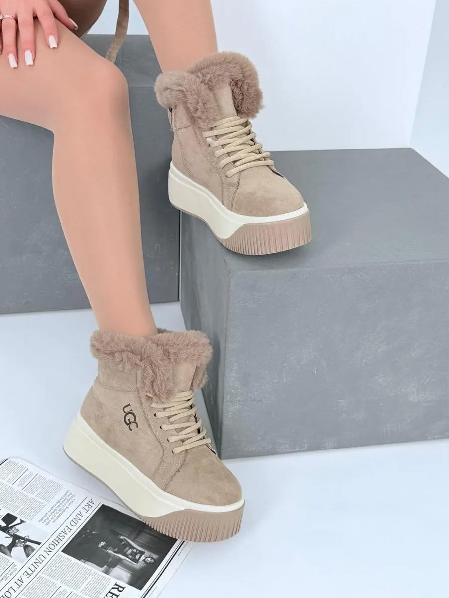 ,зимняя  женская, женская,ботинки на платформе с мехом amalino,ботинки