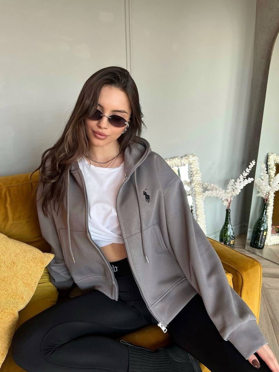 зип худи polo ralph lauren,толстовка на молнии polo ralph lauren белый,white ralph lauren zip hoodie,толстовка зип,худи толстовка