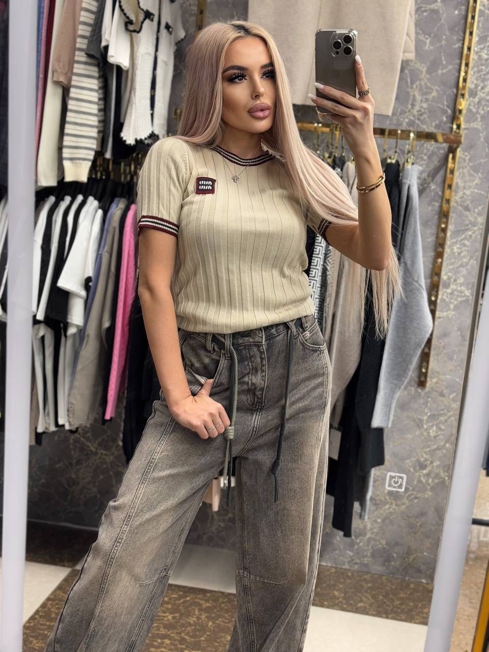 модные джинсы,джинсы широкие,джинсы женские,джинсы женские серые,джинсы мом