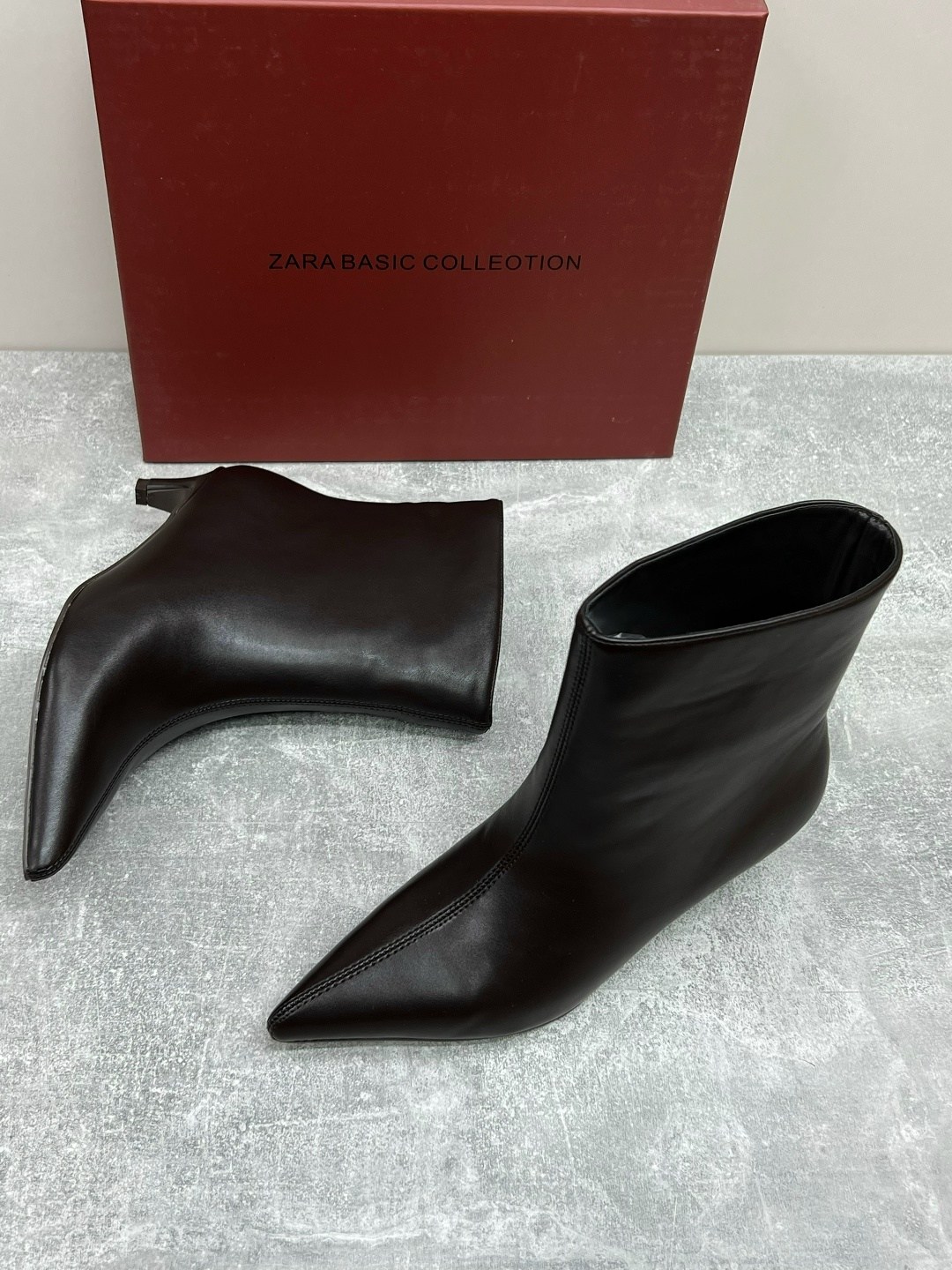 ботильоны демисезонные остроносые на высоком каблуке bati 304308520,ботильоны женские,женские ботильоны с острым носком,модные женские кожаные ботильоны с острым носком,кожаные женские ботильоны с ост