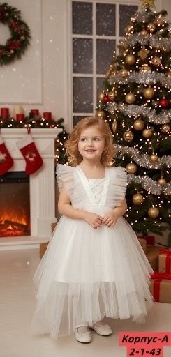 платье для девочки нарядное праздничное белое paurakids,платье белое для девочки,новогоднее платье для девочек,платье для девочки,нарядное платье для девочки