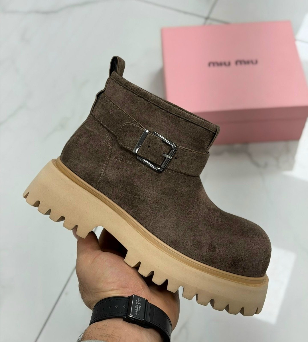 ботинки замшевые miu miu,ботинки miu miu,,ботинки миу миу,ботинки