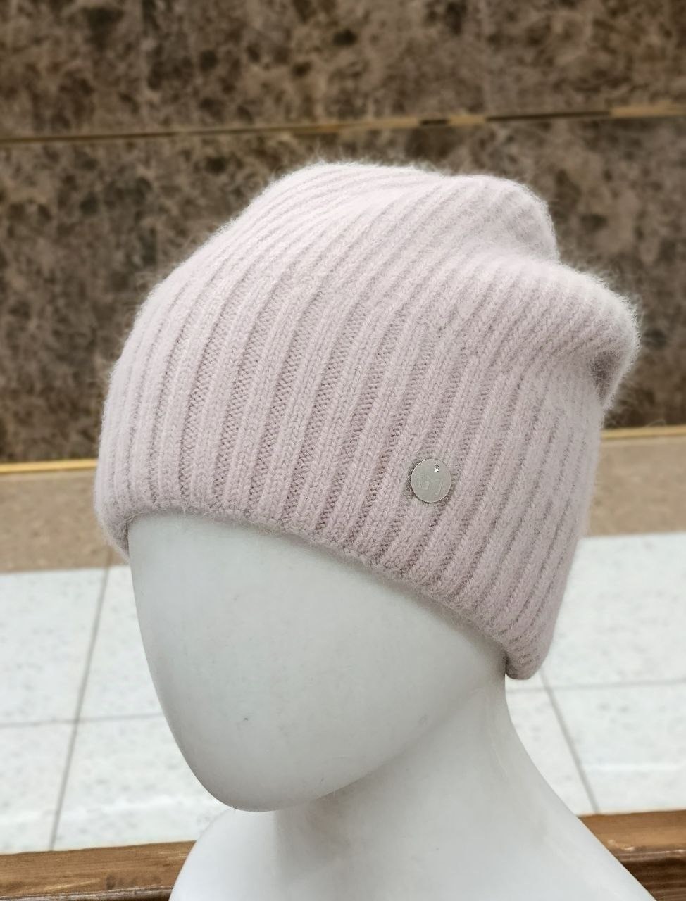 шапка женская,шапка бини,шапка бини женская,розовая шапка,женская вязаная шапка