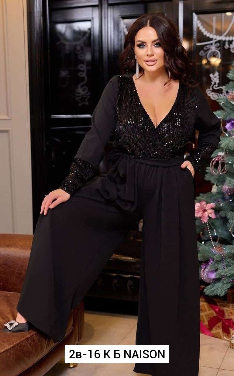 комбинезон женский больших размеров,комбинезон вечерний праздничный att 301287742,комбинезон женский вечерний,брючный комбинезон,комбинезон больших размеров для женщин