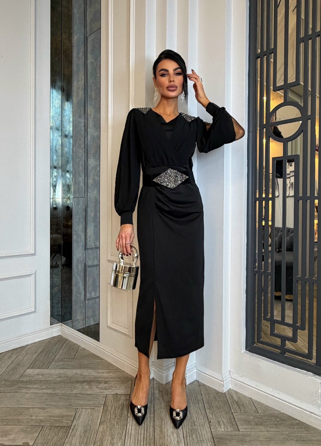 платье,платье черное,вечернее платье,платье черное с разрезом,длинное платье