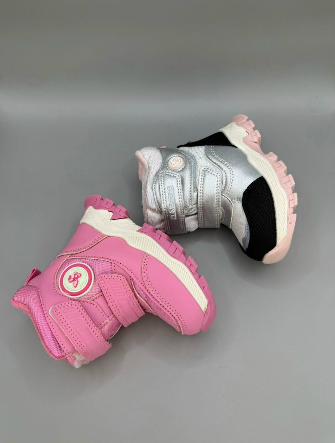 ботинки зима для девочек триопт,,детские зимние ботинки,детские ботинки,ботинки зима для девочек f358-4q серебро