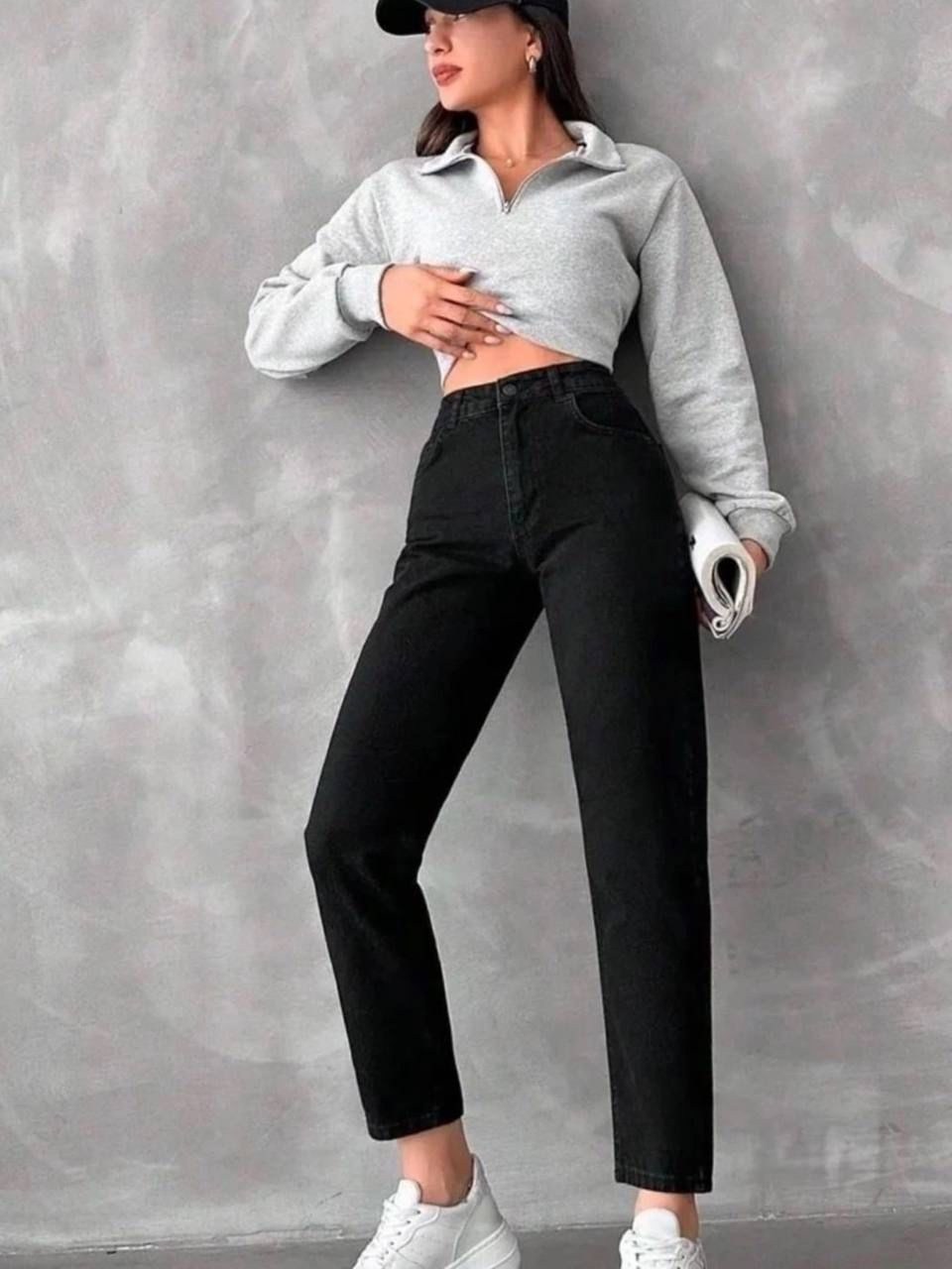 джинсы черные женские,джинсы женские,джинсы мом,джинсы черные мом,брюки джинсы