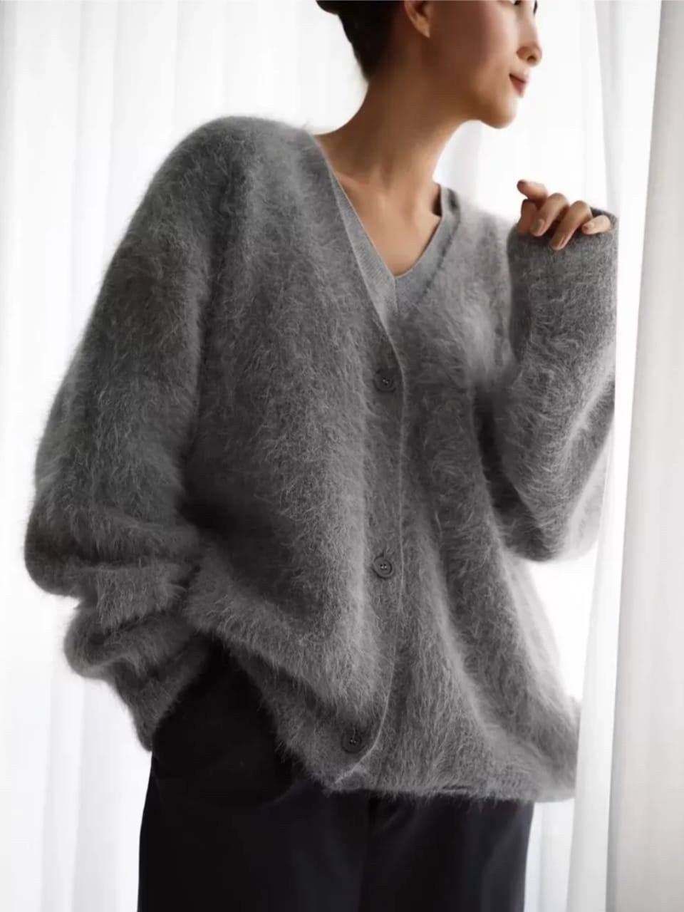 пушистый кардиган,вязаные кардиганы,кардиган пушистый кофта оверсайз sanova,кардиган,кардиган оверсайз