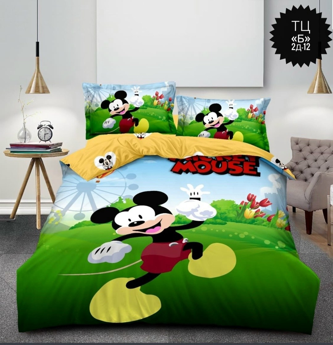 постельное белье микки маус,детский комплект постельного белья,детская постельное белье,комплект постельного белья,постельное белье 1 5 спальное детское