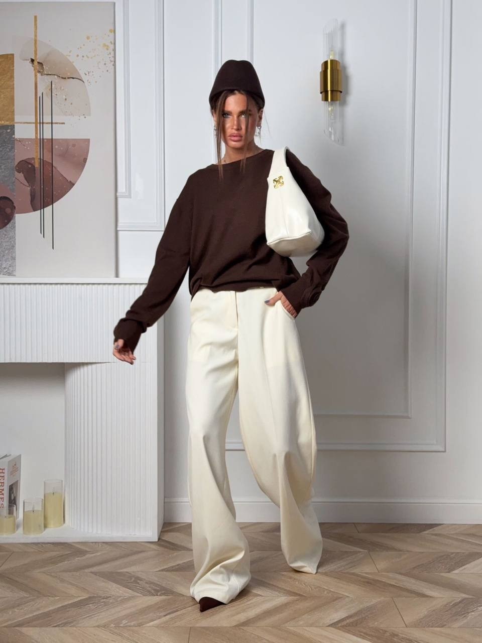 джемпер,трикотажный джемпер с круглым вырезом,трикотажный свитер,свитер,базовый трикотажный джемпер с круглым вырезом