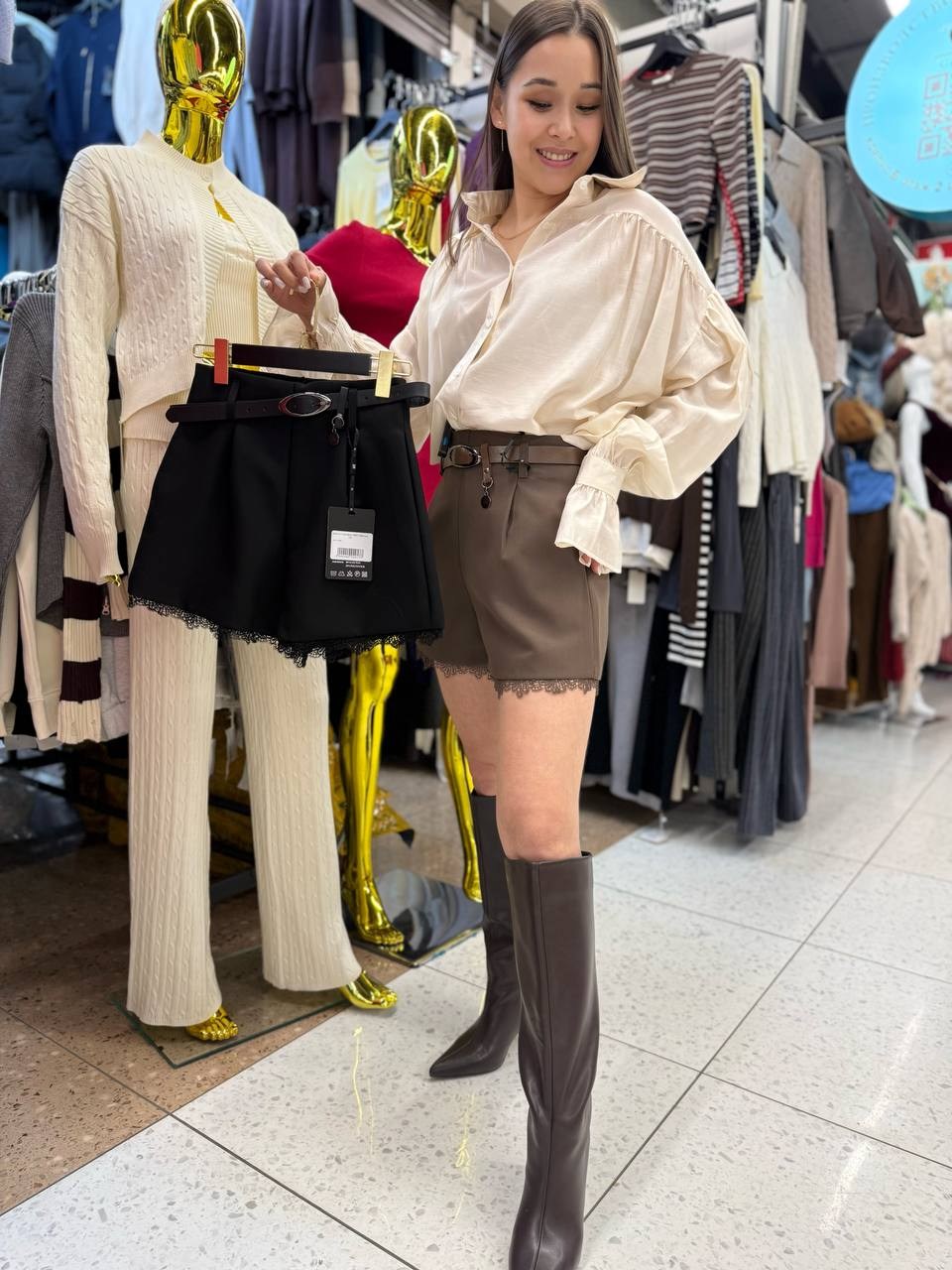 женские шорты,повседневные шорты,шорты с поясом,шорты с высокой талией,широкие шорты