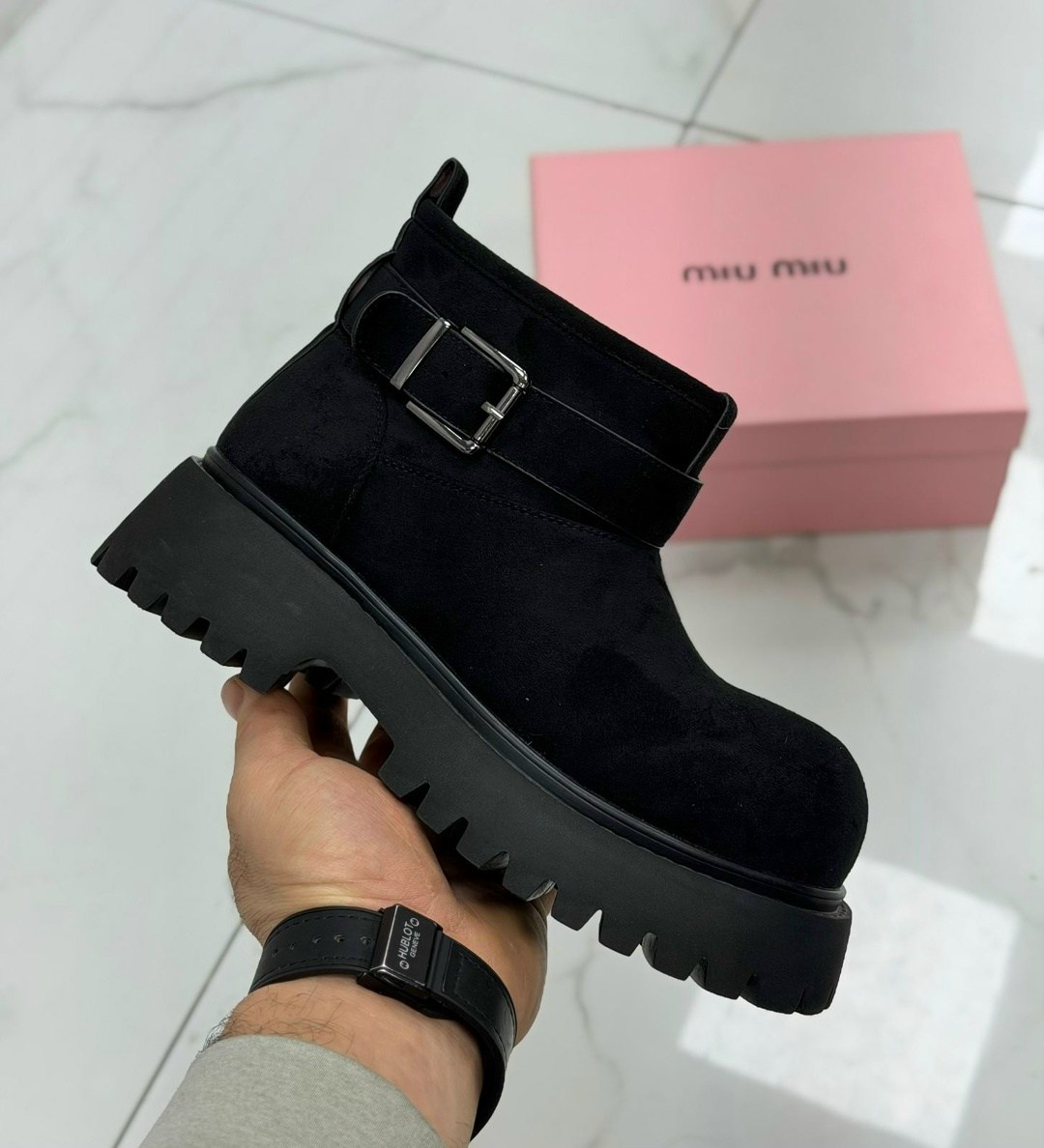 ботинки замшевые miu miu,ботинки miu miu,,ботинки миу миу,ботинки