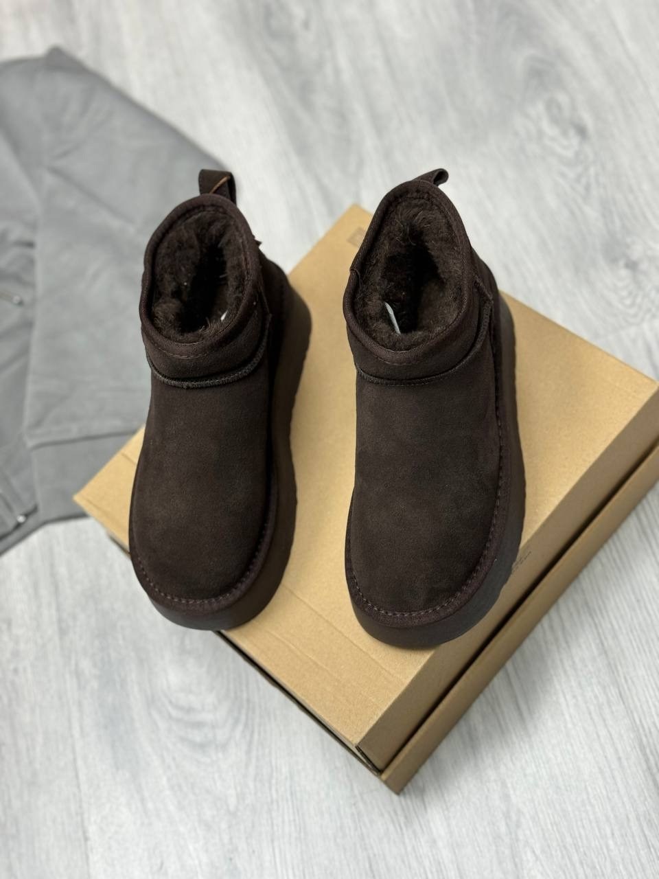 ,женские зимние угги на меху,угги женские,угги коричневые,угги