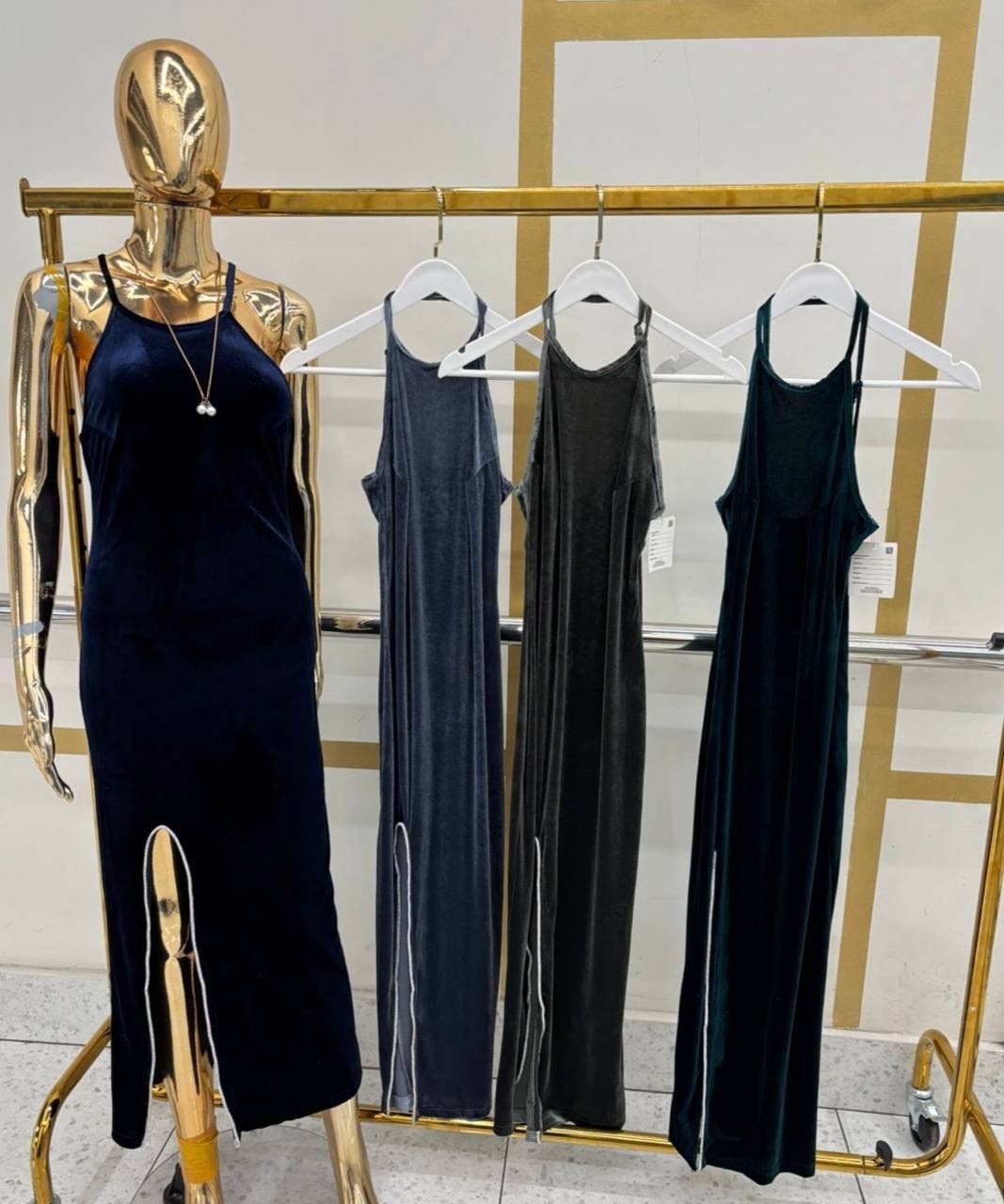 платье бархатное вечернее с разрезом в пол emse 17090158,вечернее платье,платье велюр,платье вечернее с разрезом,платье