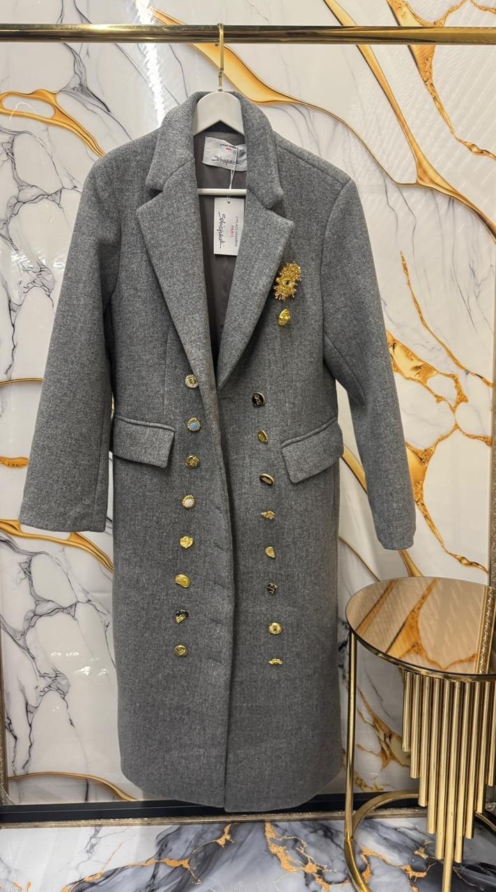 двубортное пальто милитари,модное пальто,пальто в стиле милитари,пальто бальман,женское пальто