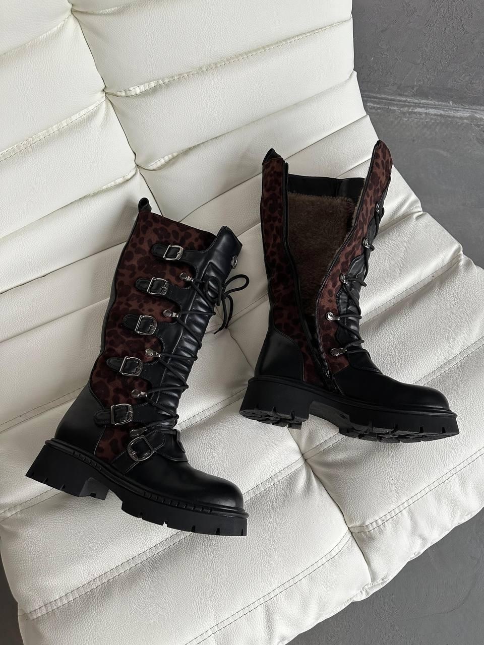 ,ботинки guess riplee леопард,сапоги модные,зимние сапоги на платформе,сапоги зимние женские